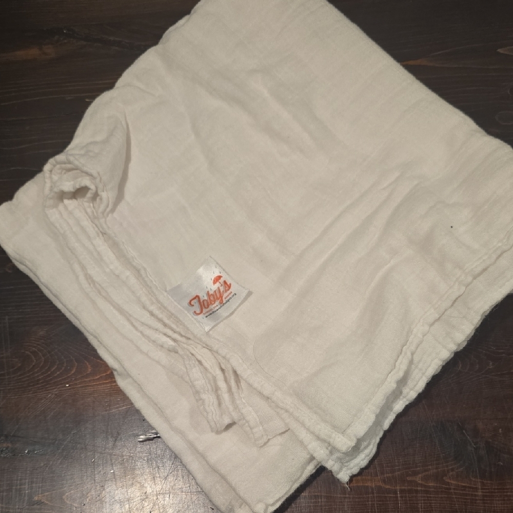 Toby's Muslin Swaddle Blanket - Bamboo/Cotton - 47x47